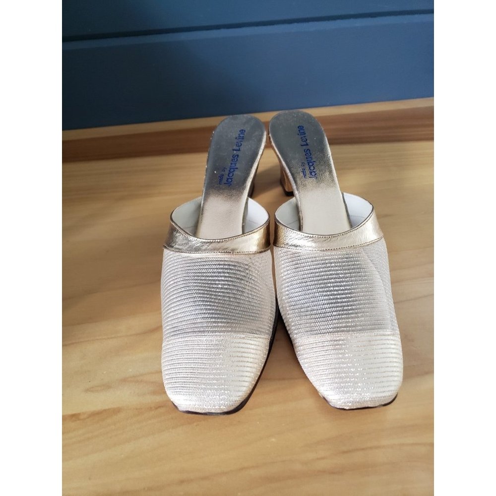 Vintage Jaques Levine Gold Slides - Picture 2 of 7